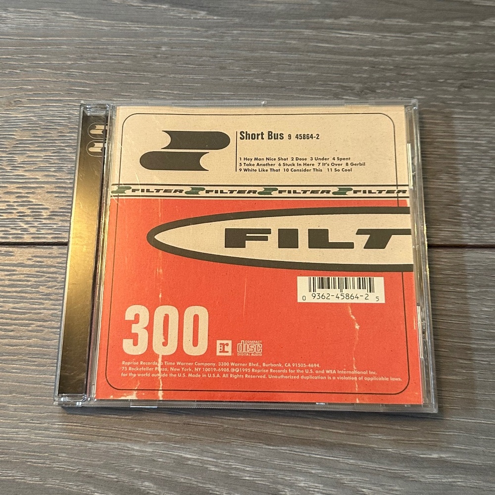 Filter Short Bus 90s Album CD